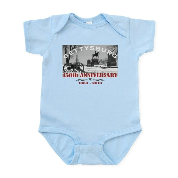 CafePress - Civil War Gettysburg 150 Anniversary Body Suit - Baby Light Bodysuit, Size Newborn - 24 Months
