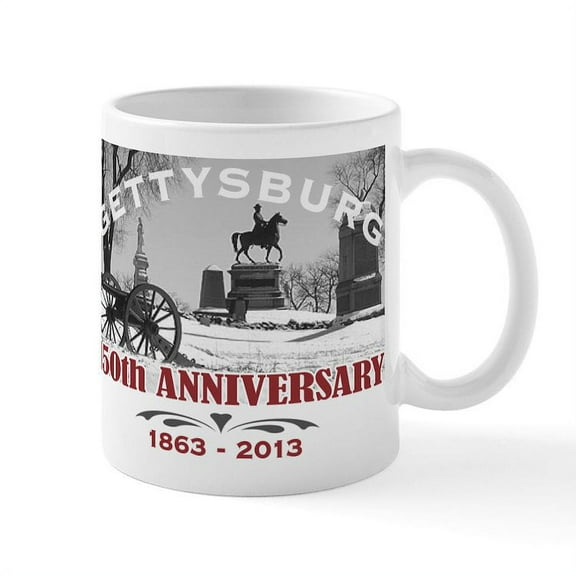 CafePress - Civil War Gettysburg 150 Anniversary Mug - 11 oz Ceramic Mug - Novelty Coffee Tea Cup