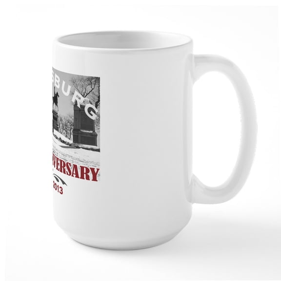 CafePress - Civil War Gettysburg 150 Anniversary Mug - 15 oz Ceramic Large White Novelty Mug