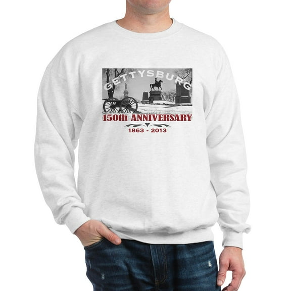 CafePress - Civil War Gettysburg 150 Anniversary Sweatshirt - Crew Neck Sweatshirt