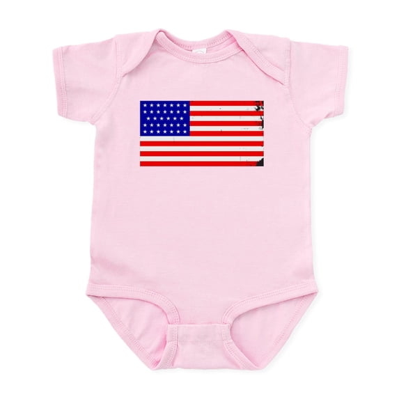 CafePress - Civil War Union Flag Body Suit - Baby Light Bodysuit, Size Newborn - 24 Months
