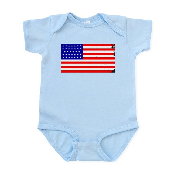 CafePress - Civil War Union Flag Body Suit - Baby Light Bodysuit, Size Newborn - 24 Months