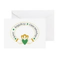thumbnail image 1 of CafePress - Claddagh For Light White Cream - Greeting Card, Blank Inside Glossy, 1 of 3