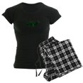 thumbnail image 1 of CafePress - Claddagh Green Women's Dark Pajamas - Women's Short Sleeve Print T-Shirt and Pants Dark Cotton Pajama Set, 1 of 7