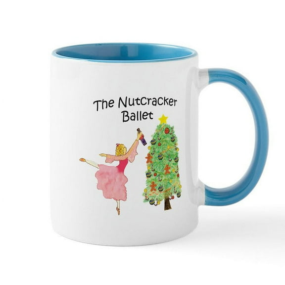 CafePress - Clara_Nutcracker 2009 Xmas Ceramic Mug - 11 oz Ceramic Mug - Novelty Coffee Tea Cup