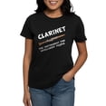 thumbnail image 1 of CafePress - Clarinet Genius Women's Dark T Shirt - Women's Traditional Fit Dark T-Shirt, 1 of 4