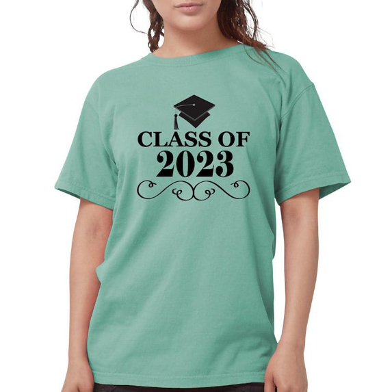 CafePress - Class Of 2023 Graduation Idea T Shirt - Womens Comfort Colors® Shirt