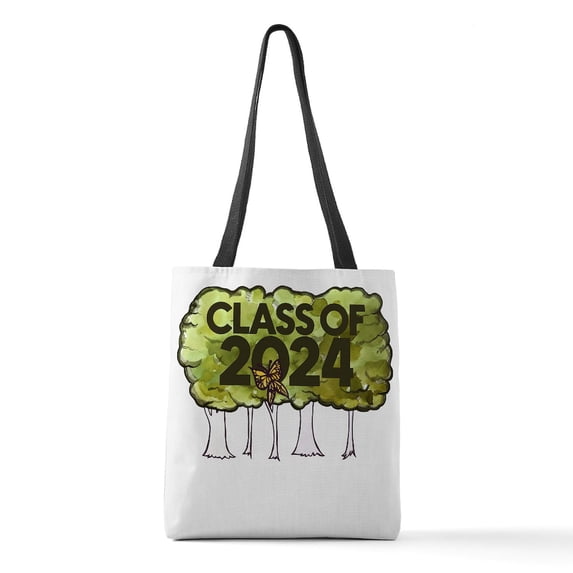 CafePress - Class Of 2024 - Polyester Tote Bag 16"x16"