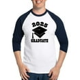 thumbnail image 1 of CafePress - Class Of 2025 Graduate Hat - Cotton Baseball Jersey, 3/4 Raglan Sleeve Shirt, 1 of 4