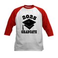 thumbnail image 1 of CafePress - Class Of 2025 Graduate Hat Kids Baseball T Shirt - Kids Cotton Baseball Jersey, 3/4 Sleeve Shirt, 1 of 4