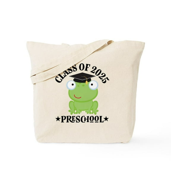 CafePress - Class Of 2025 Preschool Grad - Unisex Canvas Tote Bag, Beige, 1-Piece