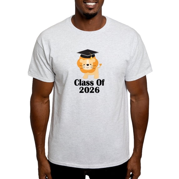 CafePress - Class Of 2026 Graduate (Lion) Light T Shirt - Men's Classic Graphic T-Shirt