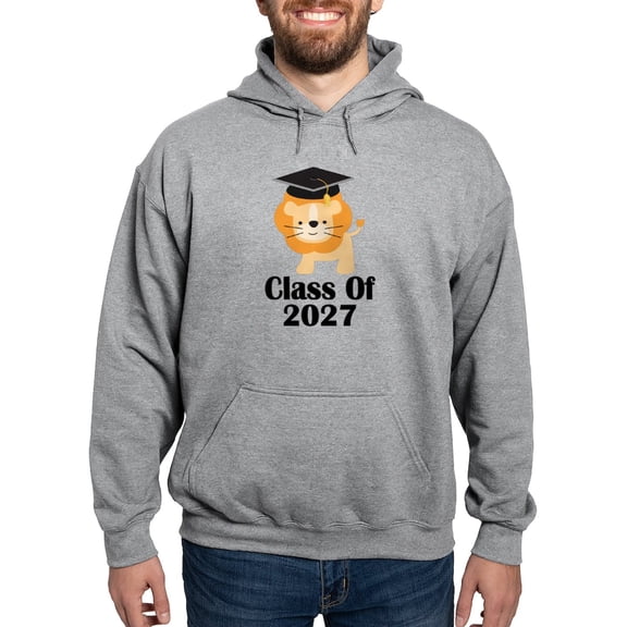 CafePress - Class Of 2027 Graduate (Lion) Hooded Sweatshirt - Pullover Hoodie, Hooded Sweatshirt