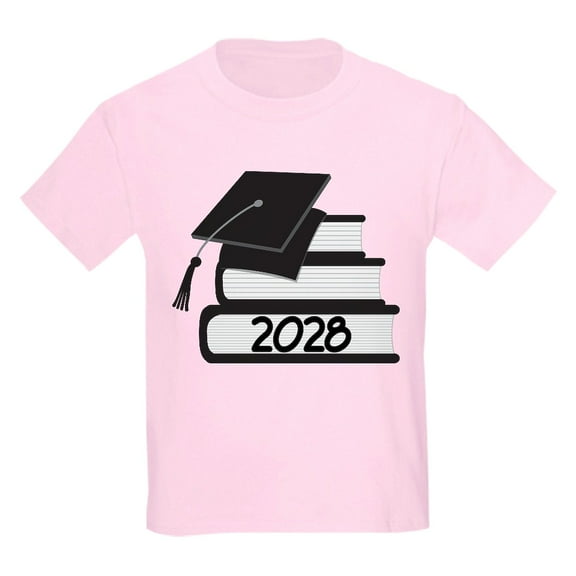 CafePress - Class Of 2028 Graduate Kids Light T Shirt - Light T-Shirt Kids XS-XL
