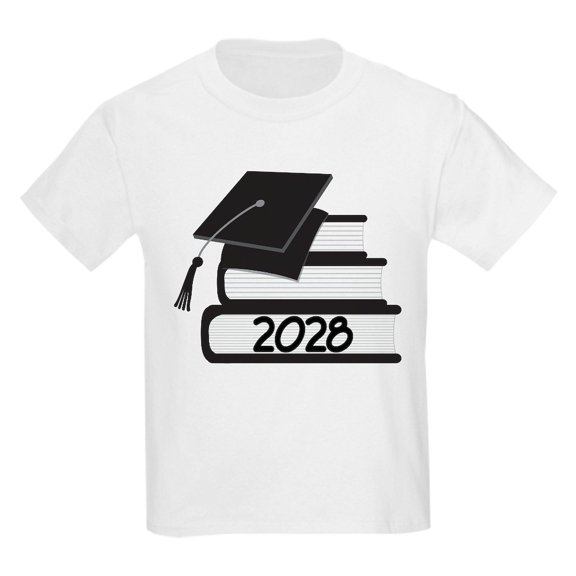 CafePress - Class Of 2028 Graduate Kids Light T Shirt - Light T-Shirt Kids XS-XL