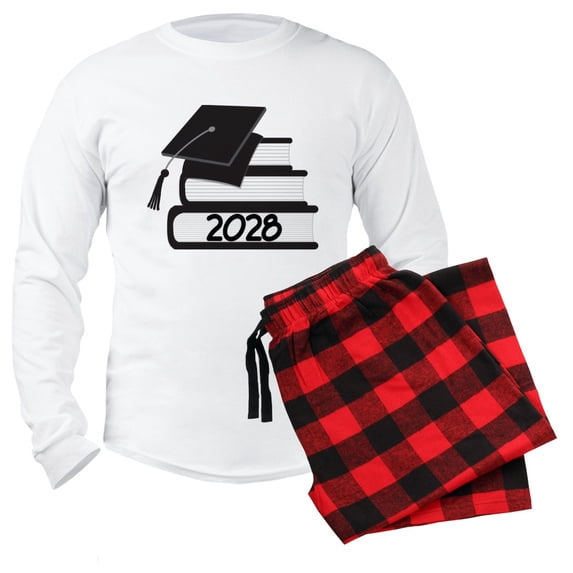 CafePress - Class Of 2028 Graduate - Men's Long Sleeve Light Pajama Set
