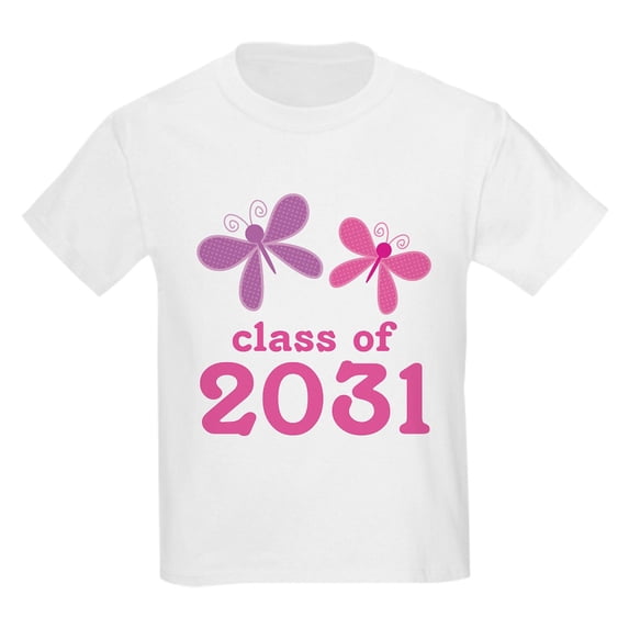 CafePress - Class Of 2031 Graduation T Shirt - Light Classic Kids Graphic, Short Sleeve T-Shirt, Sizes XS-XL