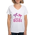 thumbnail image 1 of CafePress - Class Of 2031 Graduation T Shirt - Womens Cotton V-Neck T-shirt, 1 of 4