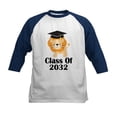 thumbnail image 1 of CafePress - Class Of 2032 Graduate (Lion) Kids Baseball Jersey - Kids Cotton Baseball Jersey, 3/4 Sleeve Shirt, 1 of 4