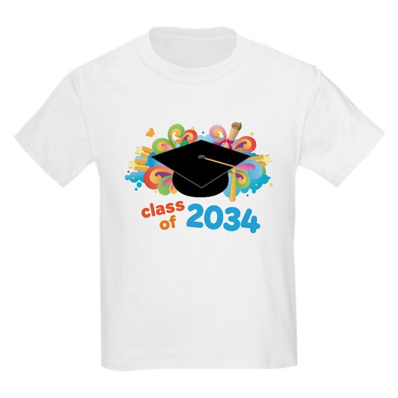 CafePress - Class Of 2034 Future Graduate T Shirt - Light T-Shirt Kids XS-XL