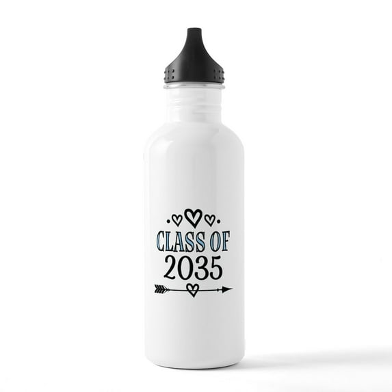 CafePress - Class Of 2035 Future Graduate Water Bottle - Stainless Steel Water Bottle, Sports Bottle, 1.0L