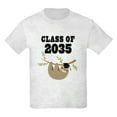 thumbnail image 1 of CafePress - Class Of 2035 Graduate Sloth T Shirt - Light T-Shirt Kids XS-XL, 1 of 4