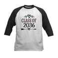 thumbnail image 1 of CafePress - Class Of 2036 Graduate Baseball Jersey - Kids Cotton Baseball Jersey, 3/4 Sleeve Shirt, 1 of 4
