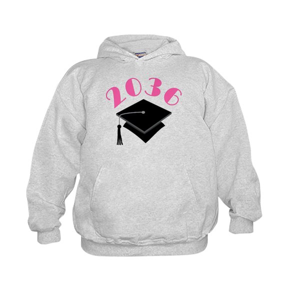CafePress - Class Of 2036 Graduate Hat Sweatshirt - Kids Hooded Sweatshirt, Classic Hoodie