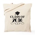 thumbnail image 1 of CafePress - Class Of 2036 School Graduate - Unisex Canvas Tote Bag, Beige, 1-Piece, 1 of 6