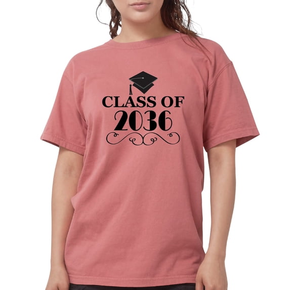 CafePress - Class Of 2036 School Graduate T Shirt - Womens Comfort Colors® Shirt