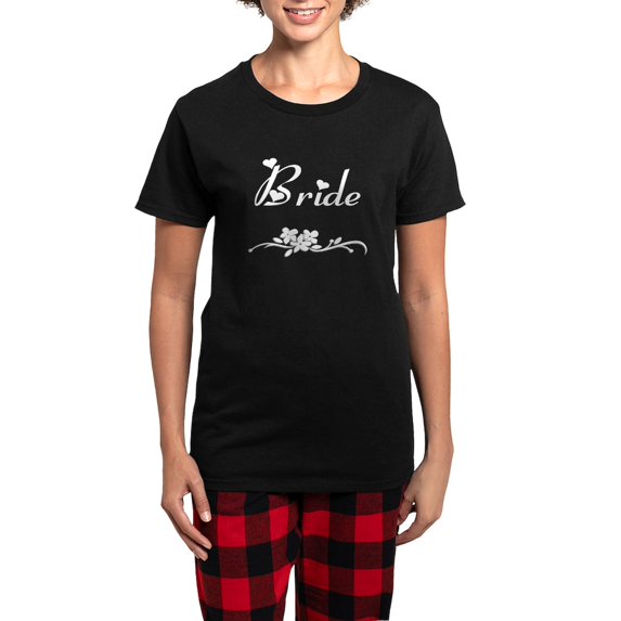 CafePress - Classic Bride Women's Dark Pajamas - Women's Short Sleeve Print T-Shirt and Pants Dark Cotton Pajama Set