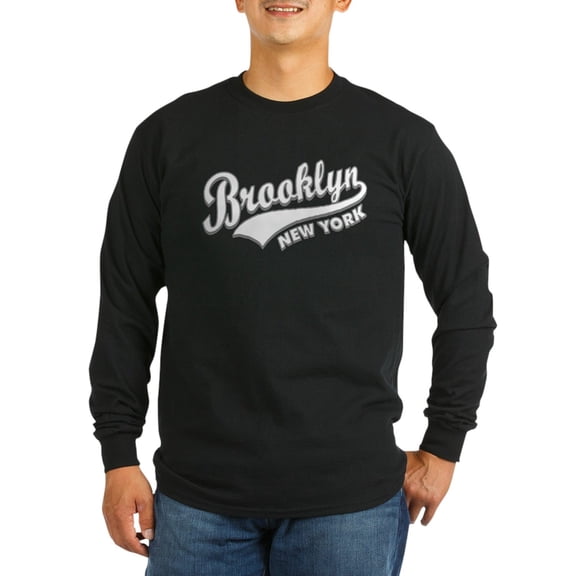 CafePress - Classic Brooklyn Long Sleeve Dark T Shirt - Long Sleeve Dark T-Shirt