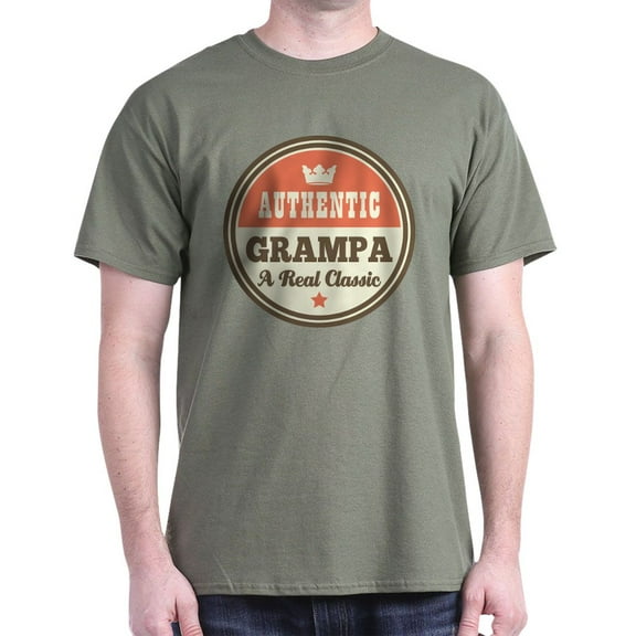CafePress - Classic Grampa T Shirt - Men's Classic Graphic Cotton T-Shirt