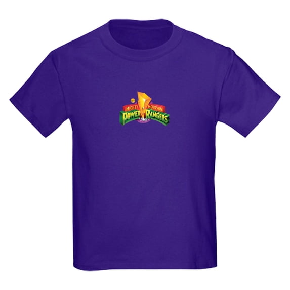 CafePress - Classic Power Rangers Logo Kids T Shirt - Dark T-Shirt Kids XS-XL