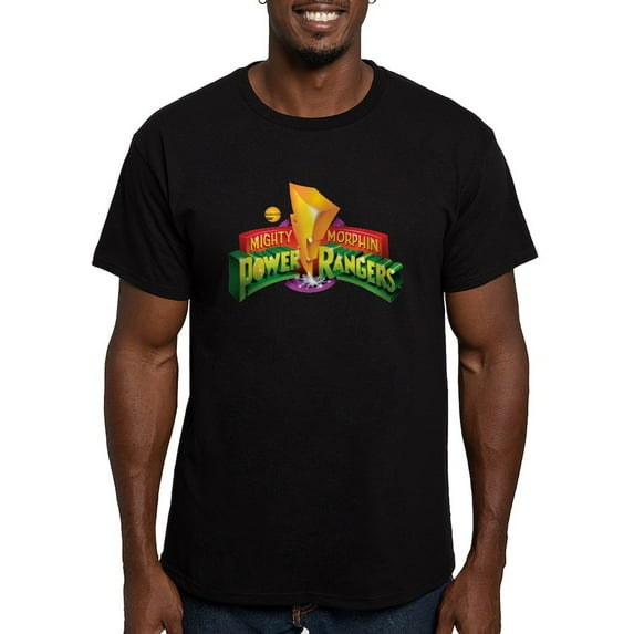 CafePress - Classic Power Rangers Logo Men's Classic T Shirt - Men's Fitted T-Shirt