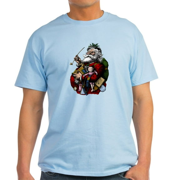 CafePress - Classic Santa T Shirt - Men's Classic Graphic T-Shirt