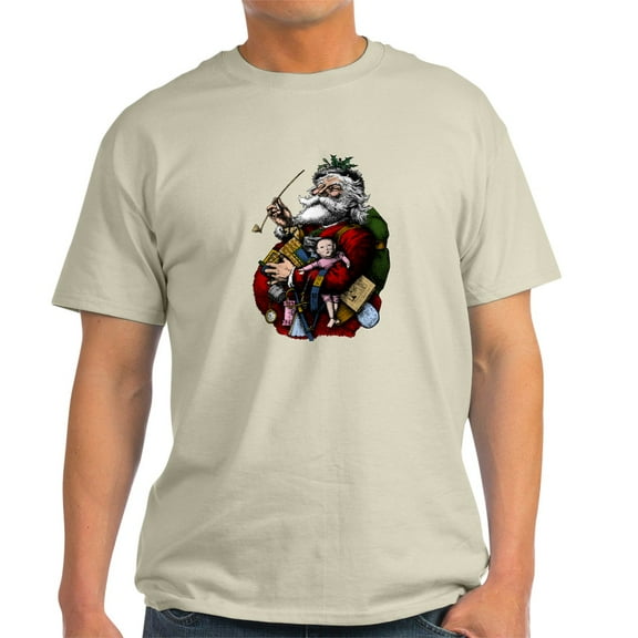 CafePress - Classic Santa T Shirt - Men's Classic Graphic T-Shirt