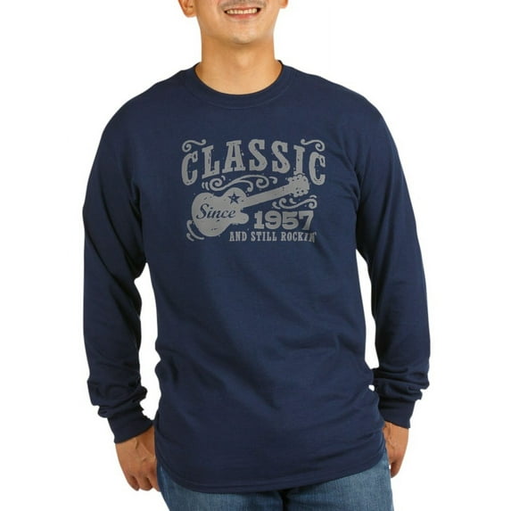 CafePress - Classic Since 1957 Long Sleeve Dark T Shirt - Long Sleeve Dark T-Shirt