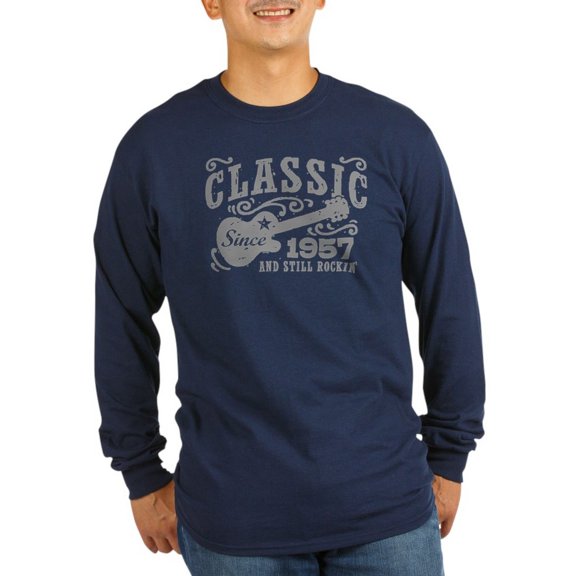 CafePress - Classic Since 1957 Long Sleeve Dark T Shirt - Long Sleeve Dark T-Shirt