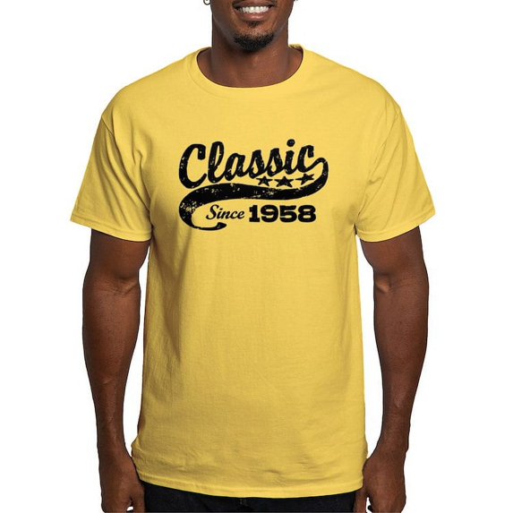 CafePress - Classic Since 1958 Light T Shirt - Men's Classic Graphic T-Shirt