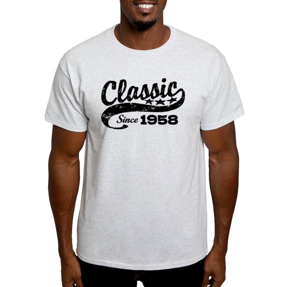 CafePress - Classic Since 1958 Light T Shirt - Men's Classic Graphic T-Shirt