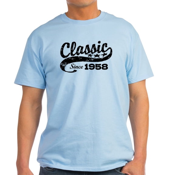 CafePress - Classic Since 1958 Light T Shirt - Men's Classic Graphic T-Shirt