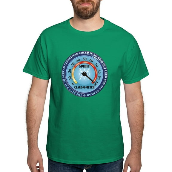 CafePress - Clausometer Dark T Shirt - Men's Classic Graphic Cotton T-Shirt