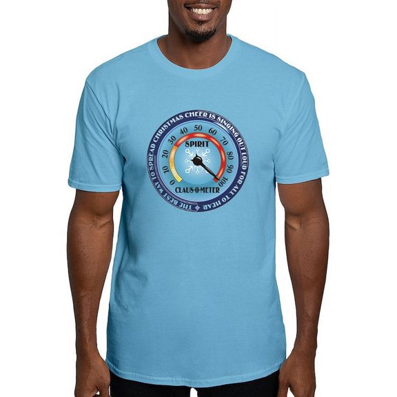 CafePress - Clausometer Fitted T Shirt - Fitted T-Shirt, Vintage Fit Soft Cotton Tee