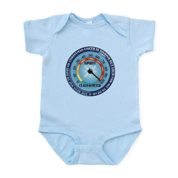 CafePress - Clausometer Infant Bodysuit - Baby Light Bodysuit, Size Newborn - 24 Months