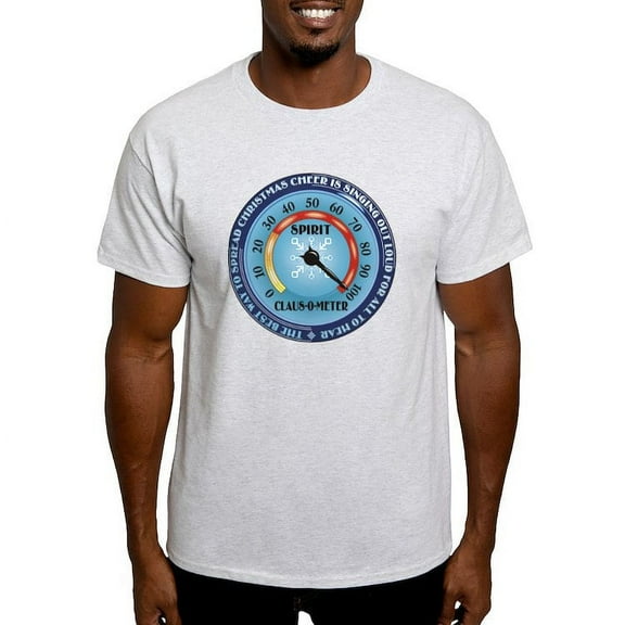 CafePress - Clausometer Light T Shirt - Men's Classic Graphic T-Shirt