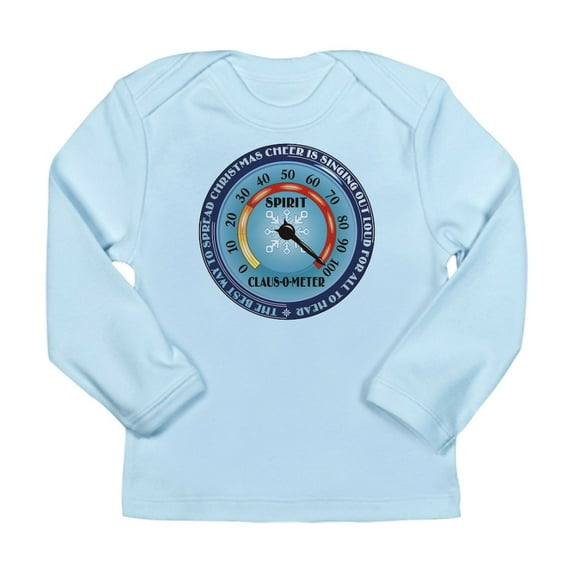 CafePress - Clausometer Long Sleeve Infant T Shirt - Long Sleeve Infant T-Shirt