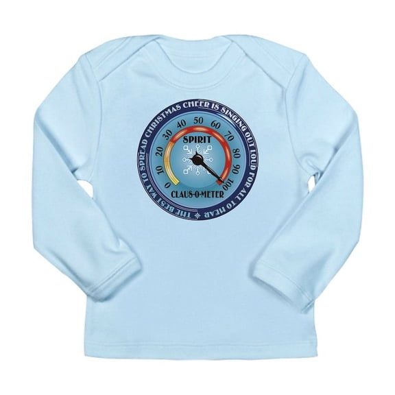 CafePress - Clausometer Long Sleeve Infant T Shirt - Long Sleeve Infant T-Shirt