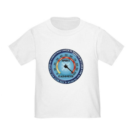 CafePress - Clausometer Toddler T Shirt - Cute Toddler T-Shirt, 100% Cotton