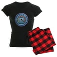 thumbnail image 1 of CafePress - Clausometer Women's Dark Pajamas - Women's Short Sleeve Print T-Shirt and Pants Dark Cotton Pajama Set, 1 of 7